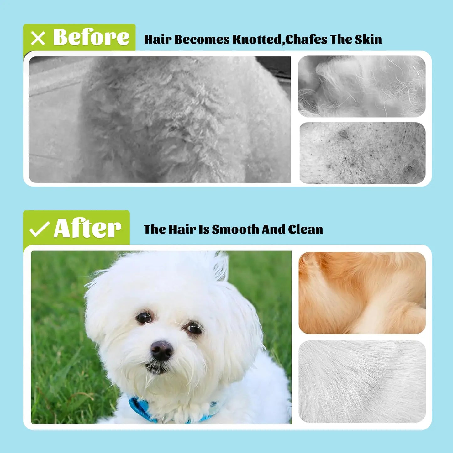 Pet Bath Brush with Shampoo Dispenser for Dogs & Cats, Ergonomic Handle, Gentle Massage Grooming Tool, Easy to Use, Essential Dog Bath Supply